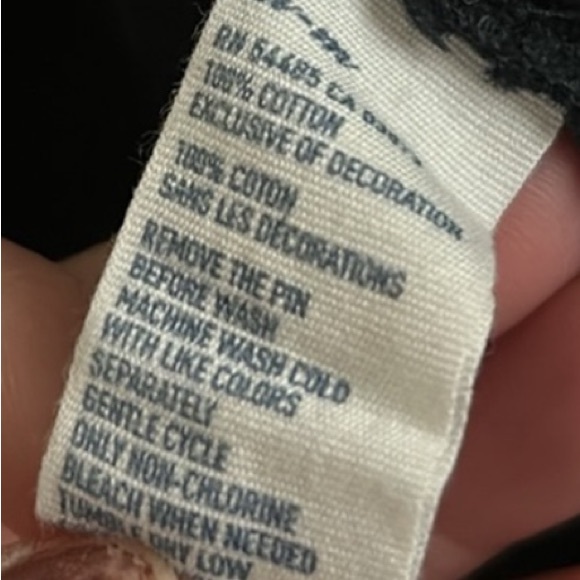 AEO Navy Thick Cotton Crew Neck Snap Front Raw Edge Cardigan Clueless Preppy - Picture 15 of 15